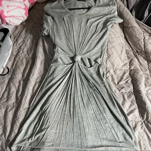 Grey T Shirt Dress